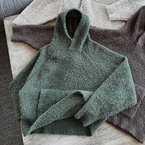 Saalt Studio Oat Hoodie in Olive Green